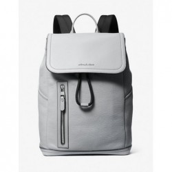 MICHAEL KORS HOMME Sac à dos Hudson fonctionnel en cuir grainé,Gris