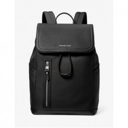 MICHAEL KORS HOMME Sac à dos Hudson fonctionnel en cuir grainé,Noir