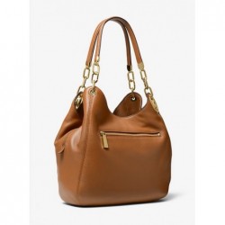 MICHAEL KORS Grand sac porté épaule Lillie en cuir grainé,VALISE