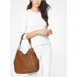 MICHAEL KORS Grand sac porté épaule Lillie en cuir grainé,VALISE