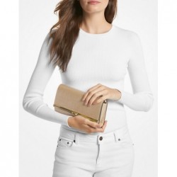 MICHAEL MICHAEL KORS
Grande pochette Mona en cuir métallisé