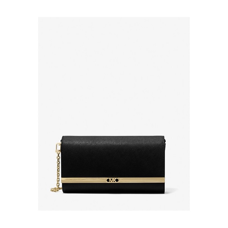 MICHAEL MICHAEL KORS
Grande pochette Mona en cuir saffiano