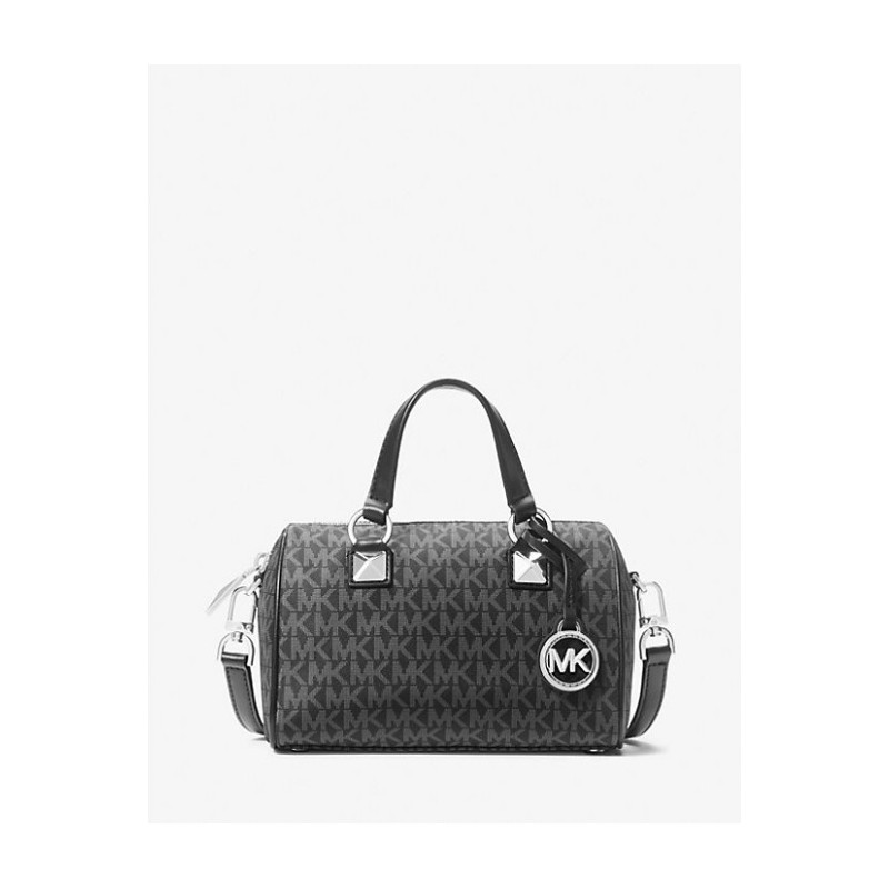 MICHAEL KORS
Petit sac marin à bandoulière Grayson tissé à logo imprimé