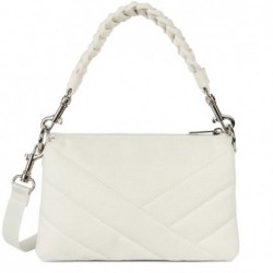 CANVAS MATELASSÉ PETIT POCHETTE BLANC