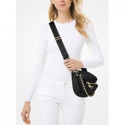 MICHAEL KORS Sac ceinture Slater de taille moyenne en cuir grainé