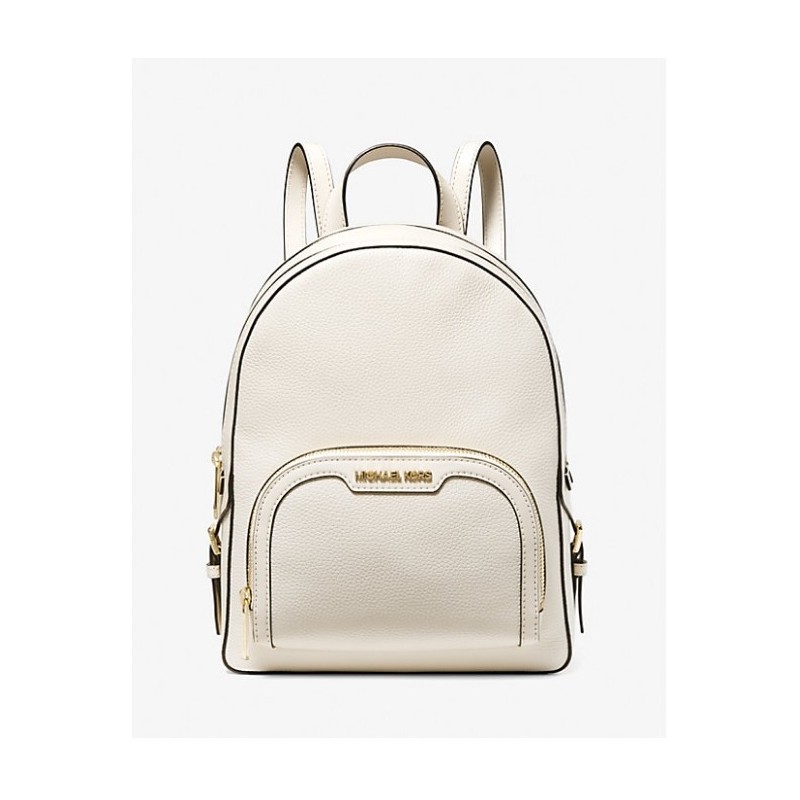 MICHAEL KORS
Sac à dos Jaycee de taille moyenne en cuir grainé,Blanc