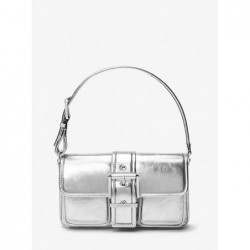 Michael Kors
Sac à bandoulière en cuir Colby moyen, argent