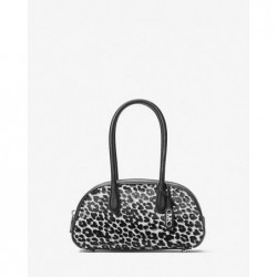 Michael Kors Petit sac Lulu en poil de vachette à imprimé léopard