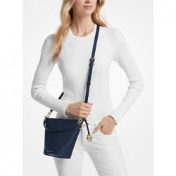 MICHAEL KORS Petit sac à bandoulière en cuir grainé Townsend,sac seau