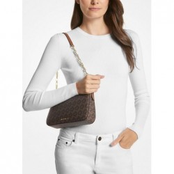 MICHAEL KORS Sac de soirée de taille moyenne Empire à maillons,Brun