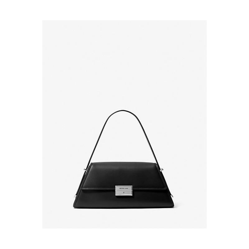 MICHAEL KORS Sac porté épaule Ludlow de taille moyenne en cuir,Noir