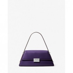 MICHAEL KORS Sac porté épaule Ludlow de taille moyenne en cuir,Violet