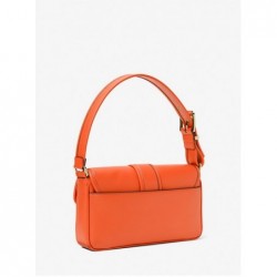 MICHAEL KORS Sac porté épaule Colby de taille moyenne en cuir,orange