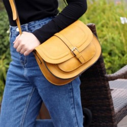 Petit Sac a Main Femmes Bandoulieres,Rétro Sacs Portés épaule Jaune