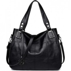 Kris Anna Hobo Sac à main porté épaule Broderie pour Femme Noir