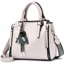 Femme Sac bandouliere Sacs a main Petit Cuir Sacs Menotte Sacoche Mode Blanc