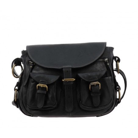 SOANNE sac vintage en cuir Sacs bandoulière femme