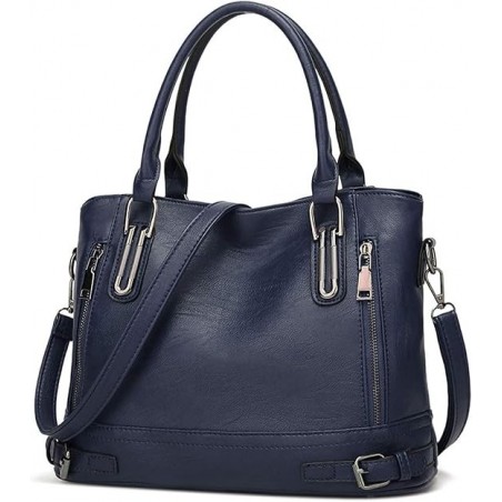 Sac à main bandouliere en Cuir PU Messenger Hobo Sac Fourre Tout Grande