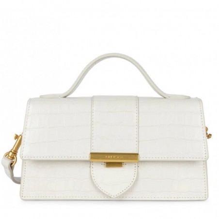 CROCO ILY SAC BAGUETTE BLANC