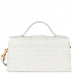 CROCO ILY SAC BAGUETTE BLANC