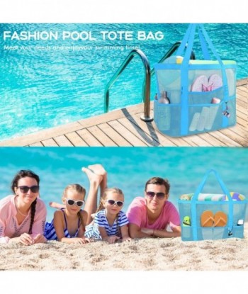 Sac de plage en maille AURUZA, sac fourre-tout imperméable et résistant au sable, sac de piscine, sac de croisière, essentiel de plage pour les vacances