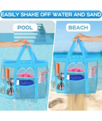 Sac de plage en maille AURUZA, sac fourre-tout imperméable et résistant au sable, sac de piscine, sac de croisière, essentiel de plage pour les vacances