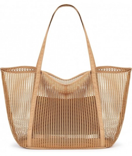 KALIDI FANCY FOREST Sac fourre-tout en maille de plage, sac à main à bandoulière pour femme MAX 27L Sac d'épicerie