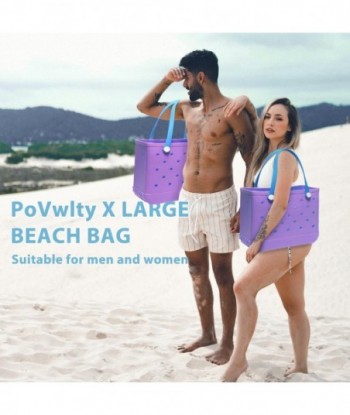 Sac de plage en caoutchouc extra large pour hommes et femmes, sac de voyage de grande capacité, sac fourre-tout de plage pour la plage, le bateau, la piscine