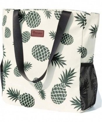 ESVAN Original Floral Résistant à l'eau Grand sac fourre-tout Sac à bandoulière pour salle de sport Plage Voyage Sacs quotidiens Mis à niveau