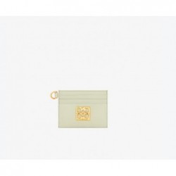 Femme Porte-cartes 4G en cuir Box Vert amande