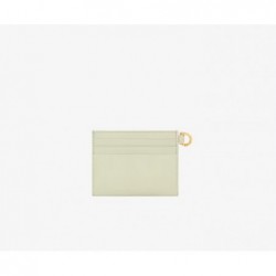 Femme Porte-cartes 4G en cuir Box Vert amande