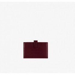 Femme Portefeuille 4G en cuir Box Rouge Oxblood