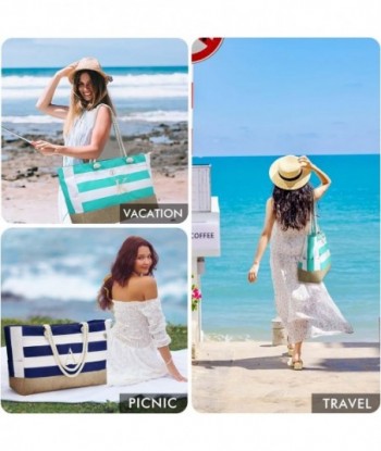 Cadeaux personnalisés YOOLIFE pour femmes - Cadeaux d'anniversaire pour femmes maman amie elle, grand sac fourre-tout de voyage initial essentiel de plage