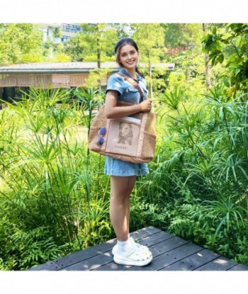 Sac de plage en maille, sac à main décontracté pour femme, grand sac fourre-tout de plage résistant au sable pour les essentiels de la piscine/voyage/vacances