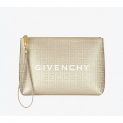 Femme Pochette GIVENCHY en toile enduite 4G Naturel beige