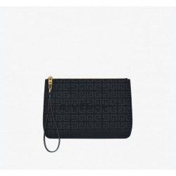 Pochette GIVENCHY en broderie 4G Noir