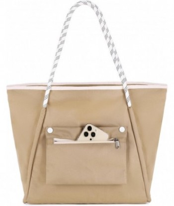 Sac de plage BTOOP pour femme, sac fourre-tout imperméable et résistant au sable, sac de piscine avec fermeture éclair pour les vacances, les voyages