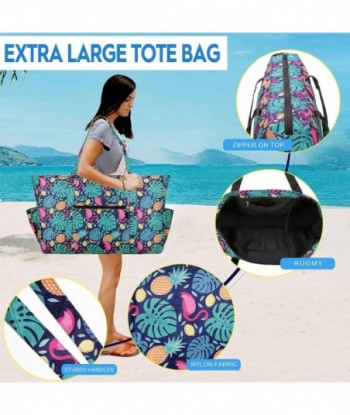 Outrip - Sac fourre-tout de plage extra large pour la famille - Sac de piscine étanche pour femme avec fermeture éclair