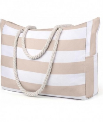 Grands sacs de plage KPX, sacs de piscine, sacs fourre-tout de plage à fermeture éclair, sacs de sport surdimensionnés pour filles mignonnes pour les voyages,