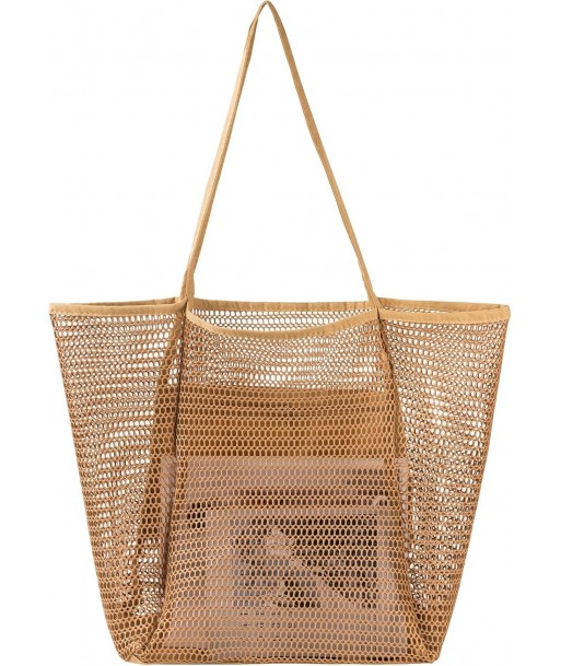 Sac de plage Trifabricy, grand sac de plage pour femme, sac fourre-tout de plage en paille tissée imperméable, sac de voyage de natation tissé