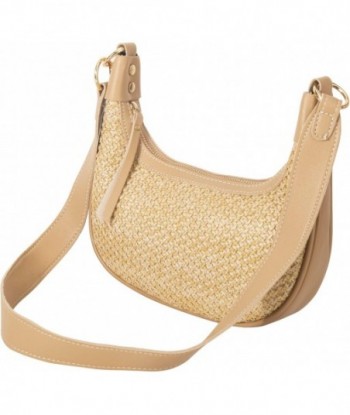 Mini petit sac en paille en forme de croissant, sac à main en paille, sac à main tissé, sac à main de vacances, sac à main en osier, sac à main d'été, sac à main de plage, sacs à bandoulière, sac à main pour femme