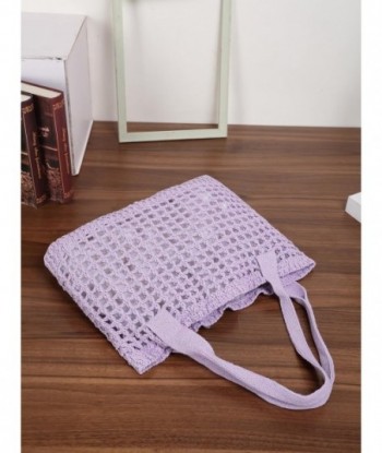 ENBEI Grands sacs fourre-tout de plage pour femmes Sacs à main à bandoulière Sac en tricot Sac fourre-tout esthétique pour la plage Sac fourre-tout au crochet mignon Sacs fourre-tout