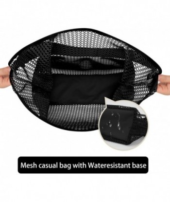 Sac de plage en maille, sacs fourre-tout de plage d'été pour femmes, sacs au crochet doux et décontractés pour les vacances, le shopping, les piscines, les voyages