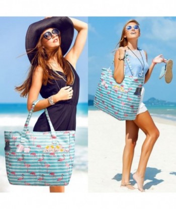 KABAQOO Sac de plage extra large imperméable et résistant au sable pour femme avec fermeture éclair et compartiment humide pour piscine, salle de sport, épicerie, voyage