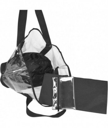 Grand sac fourre-tout transparent DALIX de 20 po avec petite pochette