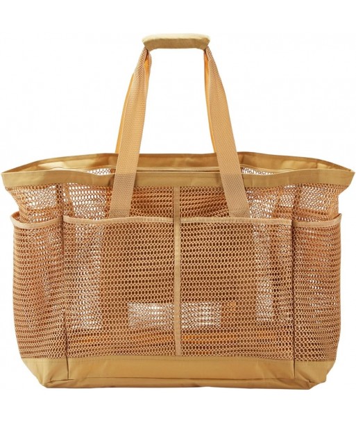 Sac de plage en maille extra large de 23 pouces 60 L, sac fourre-tout de plage XL avec fermeture éclair, sacs de plage imperméables et résistants au sable pour piscine