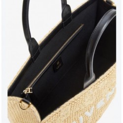 Givenchy Plage
Cabas G-Tote medium en raphia à broderie florale