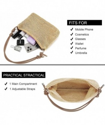 NIUEIMEE ZHOU Sac à bandoulière en paille pour femme Sac fourre-tout de plage tissé Sacs à main Hobo avec bandoulière réglable