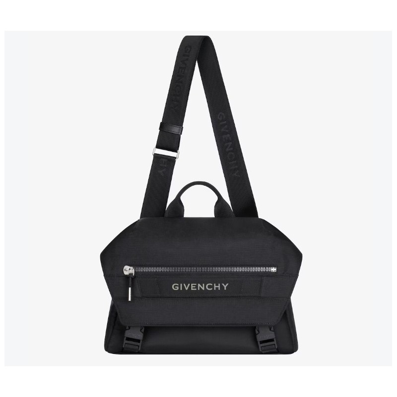 Sac messenger G-Trek en nylon Sacs Noirs Homme