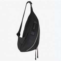 Homme Sac G-Zip Triangle grand modèle en nylon Noir